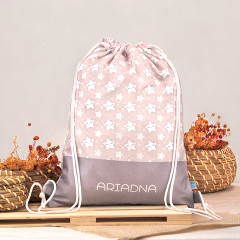 Mochila personalizada Estrellas Rosas
