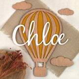 Globo Madera Personalizado. Color a elegir