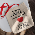 Tote bag Profesores Mundo mundial (Opción personalización)