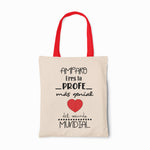 Tote bag Profesores Mundo mundial (Opción personalización)