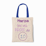 Tote bag Profesores Profe de 10 (Opción personalización)