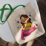 Tote bag Profesores Super profesora (Opción personalización)