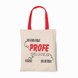 Tote bag Profesores Profe Sustantivo (Opción personalización)