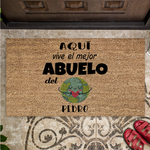 Felpudo personalizado El mejor del mundo. Elige tu familiar