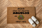 Felpudo personalizado El mejor del mundo. Elige tu familiar