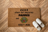 Felpudo personalizado El mejor del mundo. Elige tu familiar
