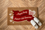 Felpudo personalizado Amor del bueno