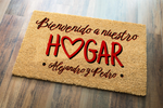 Felpudo personalizado Nuestro hogar