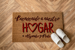 Felpudo personalizado Nuestro hogar