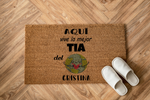 Felpudo personalizado El mejor del mundo. Elige tu familiar