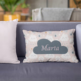 Cojín bebé personalizado Arcoíris