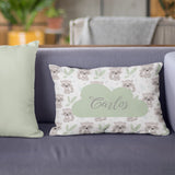 Cojín bebé personalizado Mapaches
