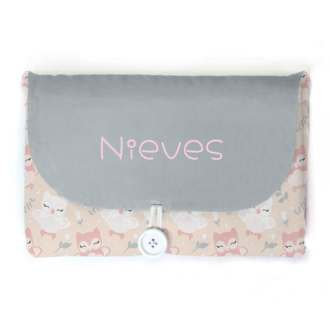 Cambiador bebé personalizado Búhos