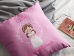 Cojín Personalizado niña "Mi Primera Comunión". Varios diseños y tamaños