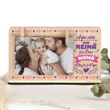 Marco fotos madera personalizado color Reina Mamá