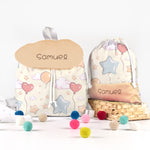 Bolsita Almuerzo personalizada Globos