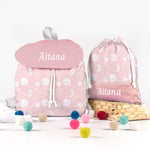 Bolsita Almuerzo personalizada Lunas rosas