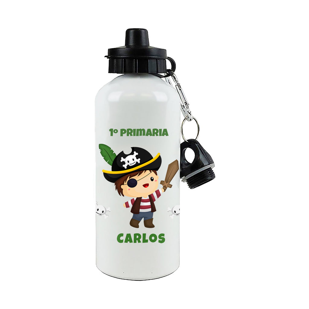 Botella agua personalizada Pirata
