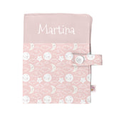 Portapañales bebé personalizado Lunas Rosa