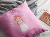 Cojín Personalizado niña "Mi Primera Comunión". Varios diseños y tamaños