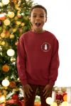 Sudadera Navidad infantil personalizada Pingüino
