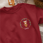 Sudadera Navidad infantil personalizada Reno