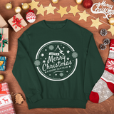 Sudadera Navidad adulto Retro Merry Christmas. Color a elegir