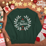 Sudadera Navidad adulto Vintage Merry Christmas