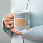 Taza divertida Frases Mamá Minimal