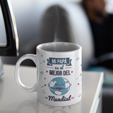 Taza divertida Mejor Papá del mundo mundial