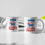 Taza divertida Papá Rey de mi Corazón