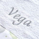 Toalla guardería personalizada Mapaches